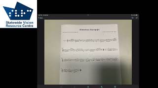 Using ForScore on the iPad