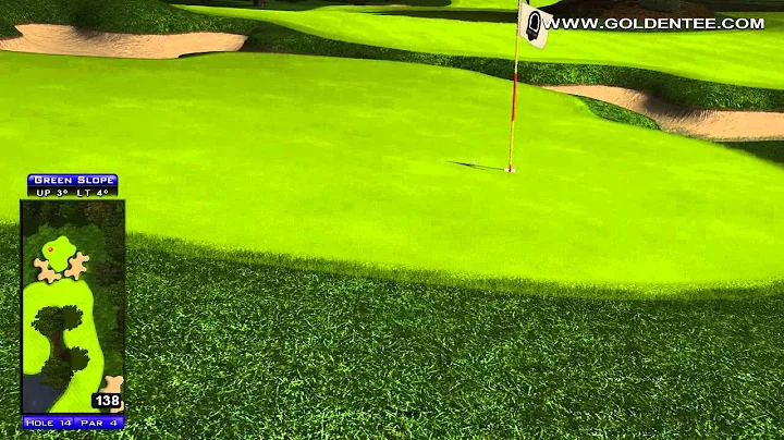 Golden Tee Great Shot on Shady Acres!