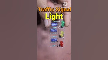 Automatic Traffic Light Control Using BC547 Transistor |#diyprojects|
