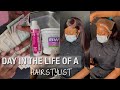 CLIENT SERIES : WATCH ME COLOR AND INSTALL A WIG ON MY CLIENT | MSLYNN HAIR
