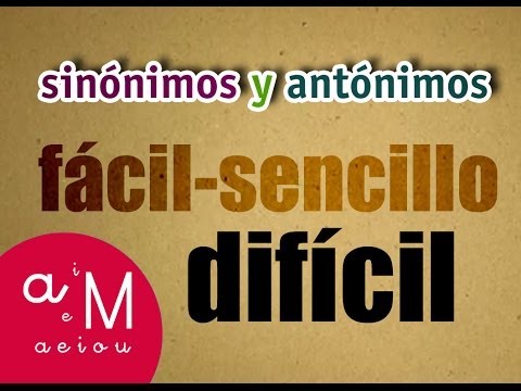 La Eduteca - Sinónimos y antónimos