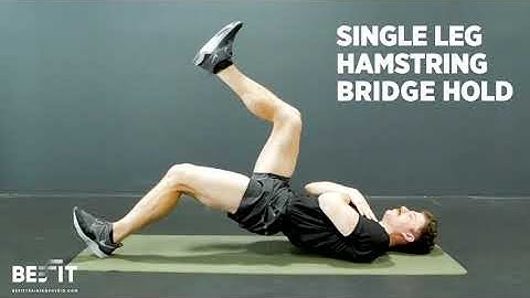 Single Leg Hamstring Bridge Hold