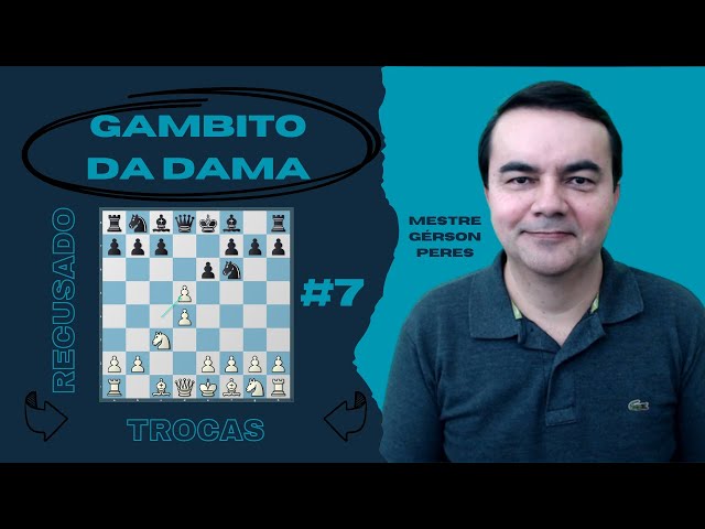 Videoaula Repertório com 1.d4: Gambito da Dama Recusado - Defesa Ortodoxa  (Variante com 3Cf6) 