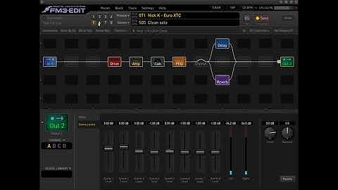 Nick K - Euro XTC, Fractal Audio FM3 preset playthrough