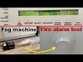 Setting Off Fire Alarm System With Fog Machine Testing Smoke Detection mp3