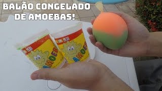 CONGELEI UM BALÃO CHEIO DE AMOEBAS!