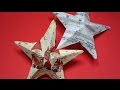 Estrella de Navidad con Material Reciclado | Reciclada