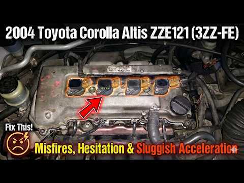カズミページ 2004 Toyota Corolla Altis ZZE121 (3ZZ-FE) | P0300, P0303 & P0340
