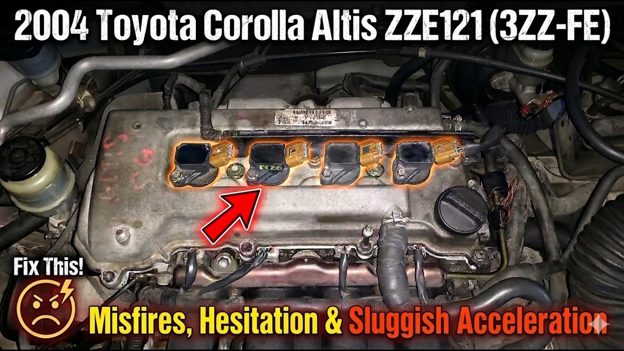 カズミページ 2004 Toyota Corolla Altis ZZE121 (3ZZ-FE) | P0300, P0303 & P0340