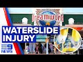 Mother warns of potential waterslide danger | 9 News Australia