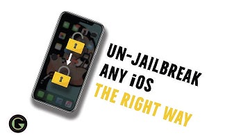 UnJailbreaking ANY iOS Device | Apple doesn