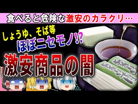 【ゆっくり解説】激安商品の衝撃の裏側…⁉実は危険な激安商品の闇