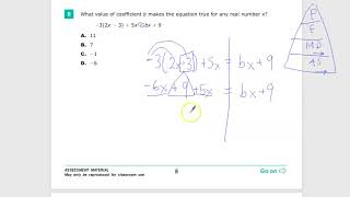 Question 5 - Grade 8 Math - TNReady Practice Test