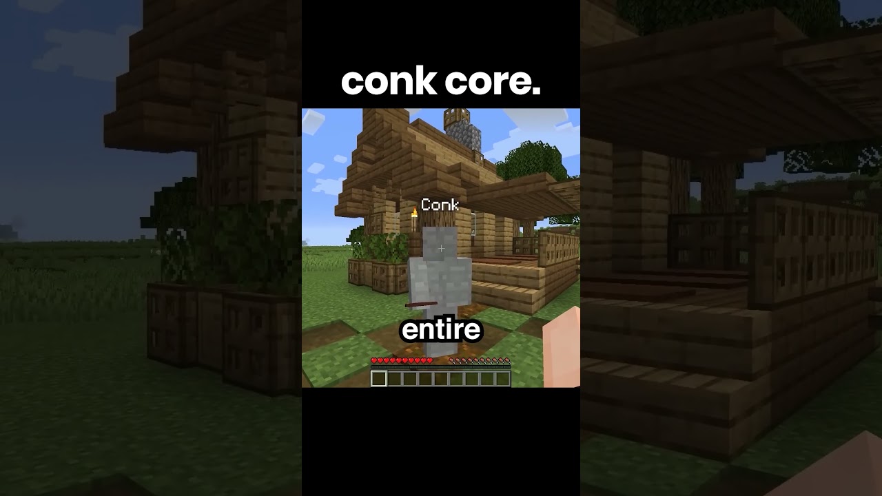 CONK COREE #minecraftmemes