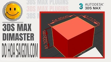 HƯỚNG DẪN SỬ DỤNG PLUGIN DIMASTER TRONG 3DS MAX | ĐỒ HỌA SÀI GÒN | 0932 793937 #thietkenoithat