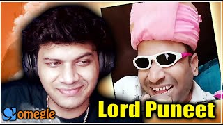 Lord Puneet Superstar on omegle | Indian Boy on Omegle | Deewaytime
