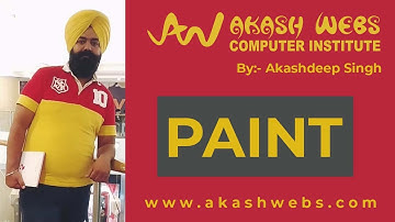 Paint | Akash Webs Computer Institute