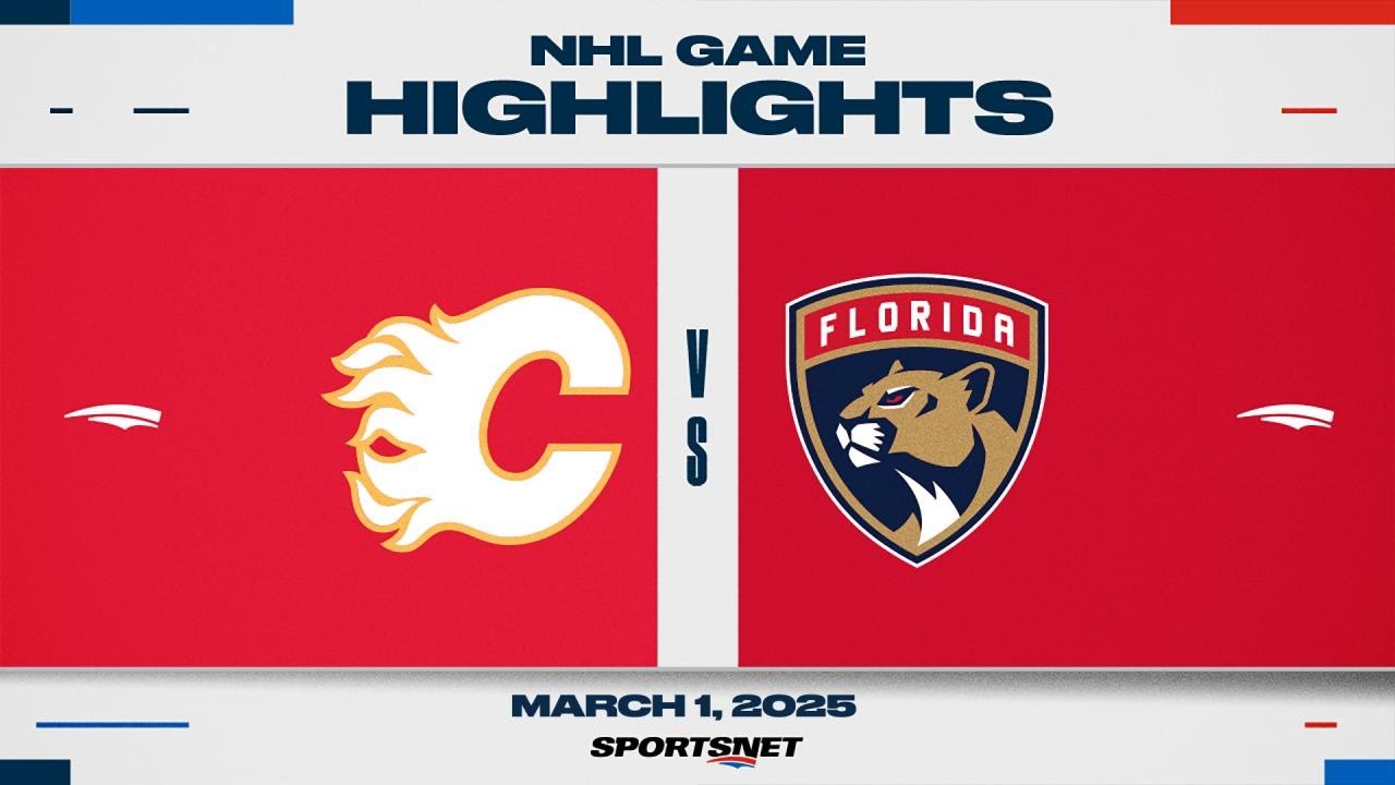 NHL Highlights | Flames vs. Panthers - March 1, 2025
