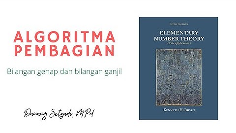 Algoritma Pembagian 2-Bilangan Genap dan Bilangan Ganjil