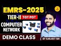 EMRS 2025 TIER-II | Computer Network Demo Class | TGT & PGT Exam Preparation by Sarjeet Sir