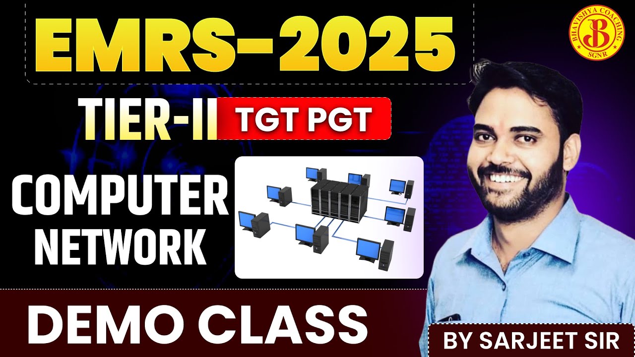 EMRS 2025 TIER-II | Computer Network Demo Class | TGT & PGT Exam Preparation by Sarjeet Sir