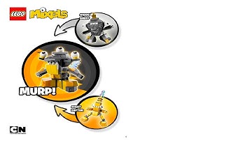 LEGO Instructions - Mixels - Shuff + Zaptor - Murp! (Series 1)