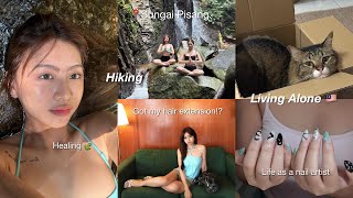 Living Alone in KL | Hiking, Hair Extensions, Grocery Shopping