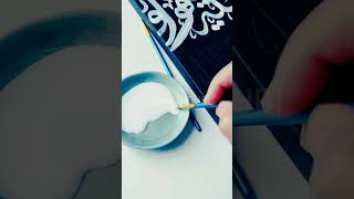 Download Lagu Arabic modern calligraphy panting style #art #allah #arabicart #calligraphylattering #painting MP3