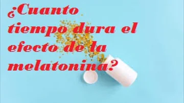 ¿Cuánto tiempo dura el pico de melatonina?