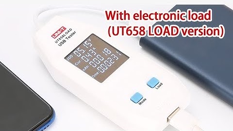 UNI-T UT658Load USB тестер нагрузка 0,5-3А