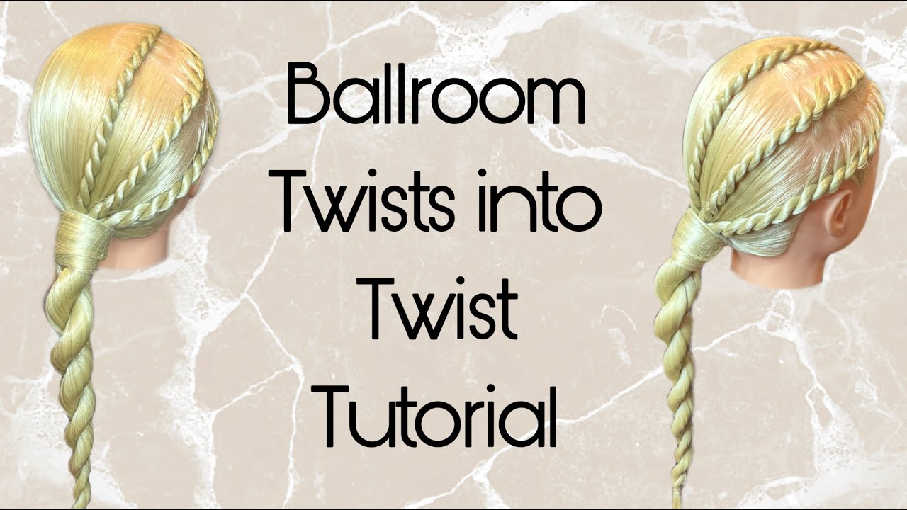 Урок по созданию бальной прически «Твист в жгут»