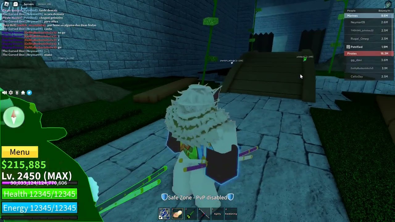 sendo acusado de script bem real no blox fruits