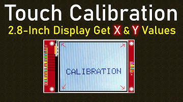 Touch Calibration for 2.8-Inch SPI TFT LCD Display: Get Accurate X and Y Values!