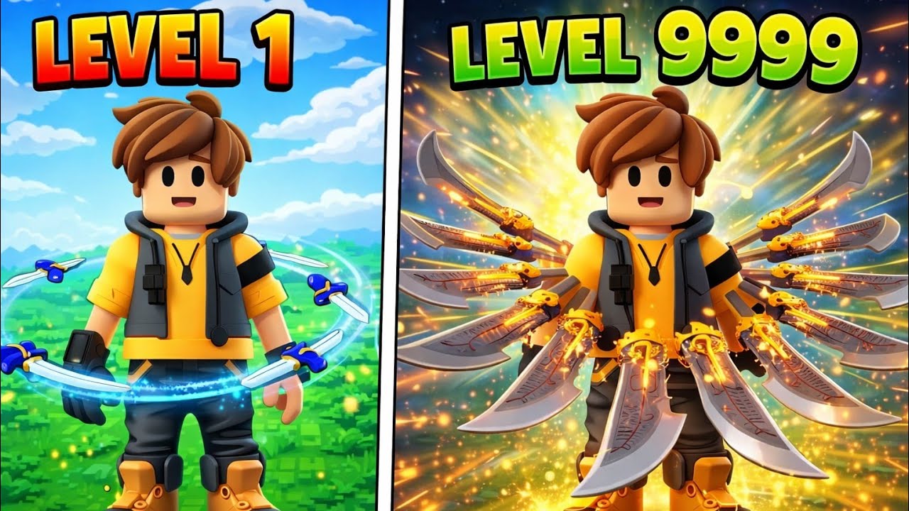 LEVEL 1 DAGGERS ➜ LEVEL 9999 BLADES 😱 | This Upgrade Is INSANE!