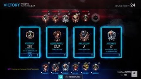 Numbani full match D.Va POTG Quintuple kill