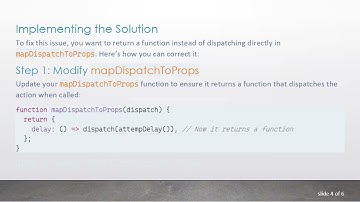 Resolving the mapDispatchToProps Error: Function Expected But Received an Object