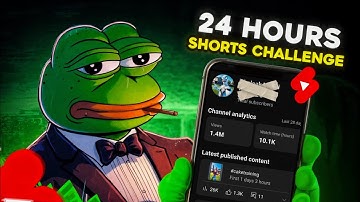 24 Hour Shorts Challenge – 26K+ Views in 1 Day | 0 Views Problem Solved Live