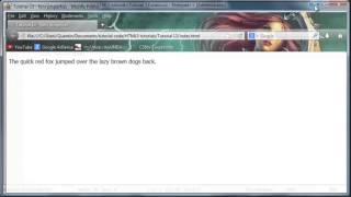 HTML5 and CSS3 beginners tutorial 13   font properties