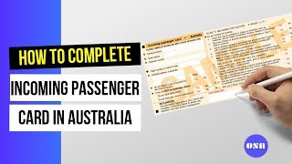 How to complete an Incoming Passenger Card in Australia screenshot 3