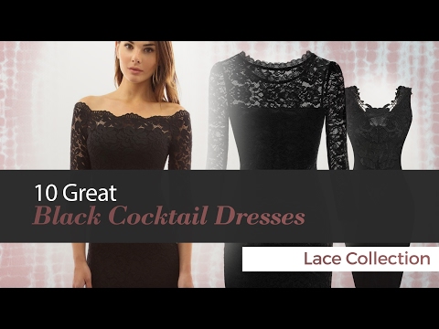 lace black dresses