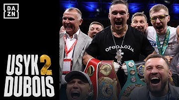 Oleksandr Usyk, Daniel Dubois & Frank Warren Post-Fight Interviews