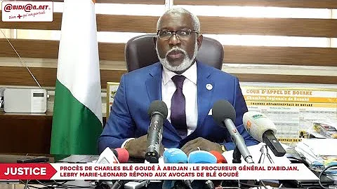 Le procureur gnral dAbidjan, Lebry Marie-Leonard r...