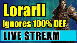 Lorarii ignores 100% DEF can he smack? | Dragonheir Silent Gods LIVE STREAM