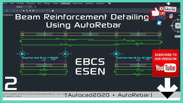 Beam Reinforcement Detailing Using Autorebar 2 | EtazDc