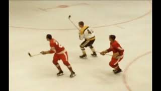 10/19/1966 Red Wings at Bruins Bobby Orr's first NHL shift! Historic! Skirmishes w/ Howe explained!