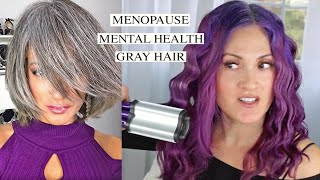 HAIR WAVER TUTORIAL + Gray Hair | Mental Health | Menopause