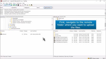 FTP: How to Upload Files Using FileZilla