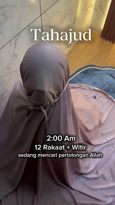 Karena hanya pada Allah S.W.T tempat sebaik-baiknya mengadu… #doa #tahajud #muslimah #islam #solat