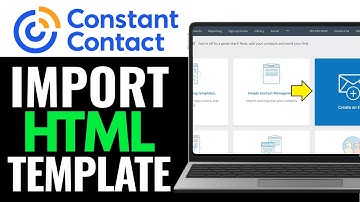 How to Import an HTML Email Template to Constant Contact 2025 (QUICK & EASY)
