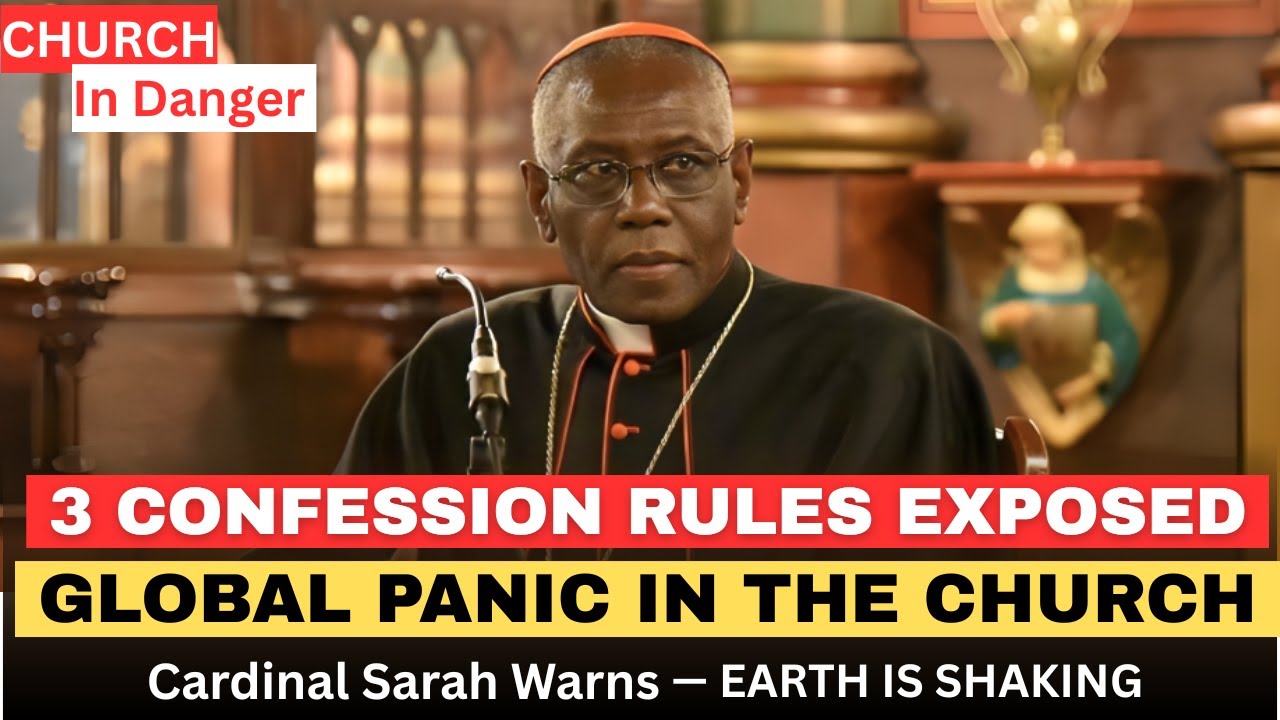 Church Under Attack! Cardinal Sarah Warns: 3 Confession Rules Trigger a Spiritual Crisis
